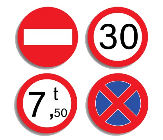 Indicatoare de Interzicere sau Restricție (C)
