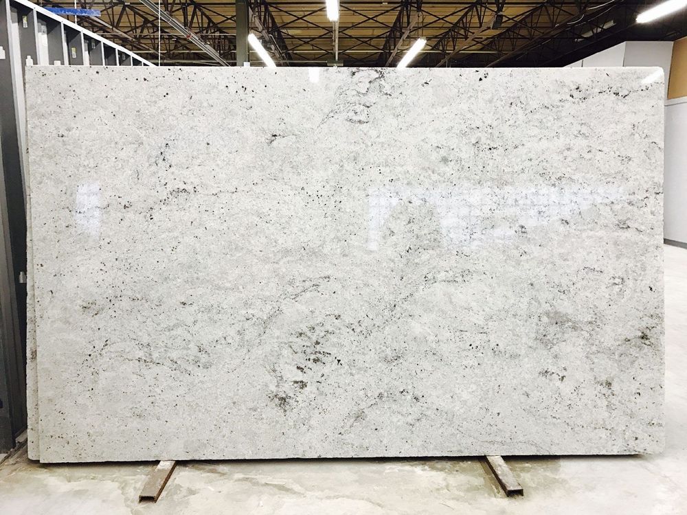 Granit Snow White 2 cm lucios