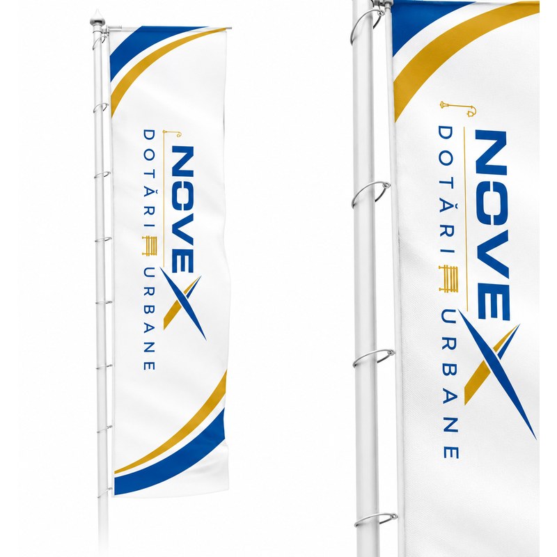Catarg fibră de sticlă Banner Bar 6–12 m