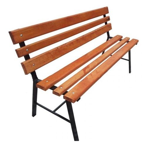 Bancă parc, brad, cadru metalic, 180 x 45 x 90 cm, cu spătar