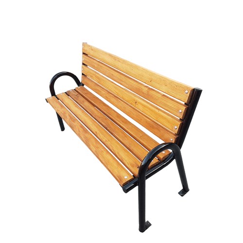 Bancă parc din lemn de brad, 45 × 180 × 95 cm