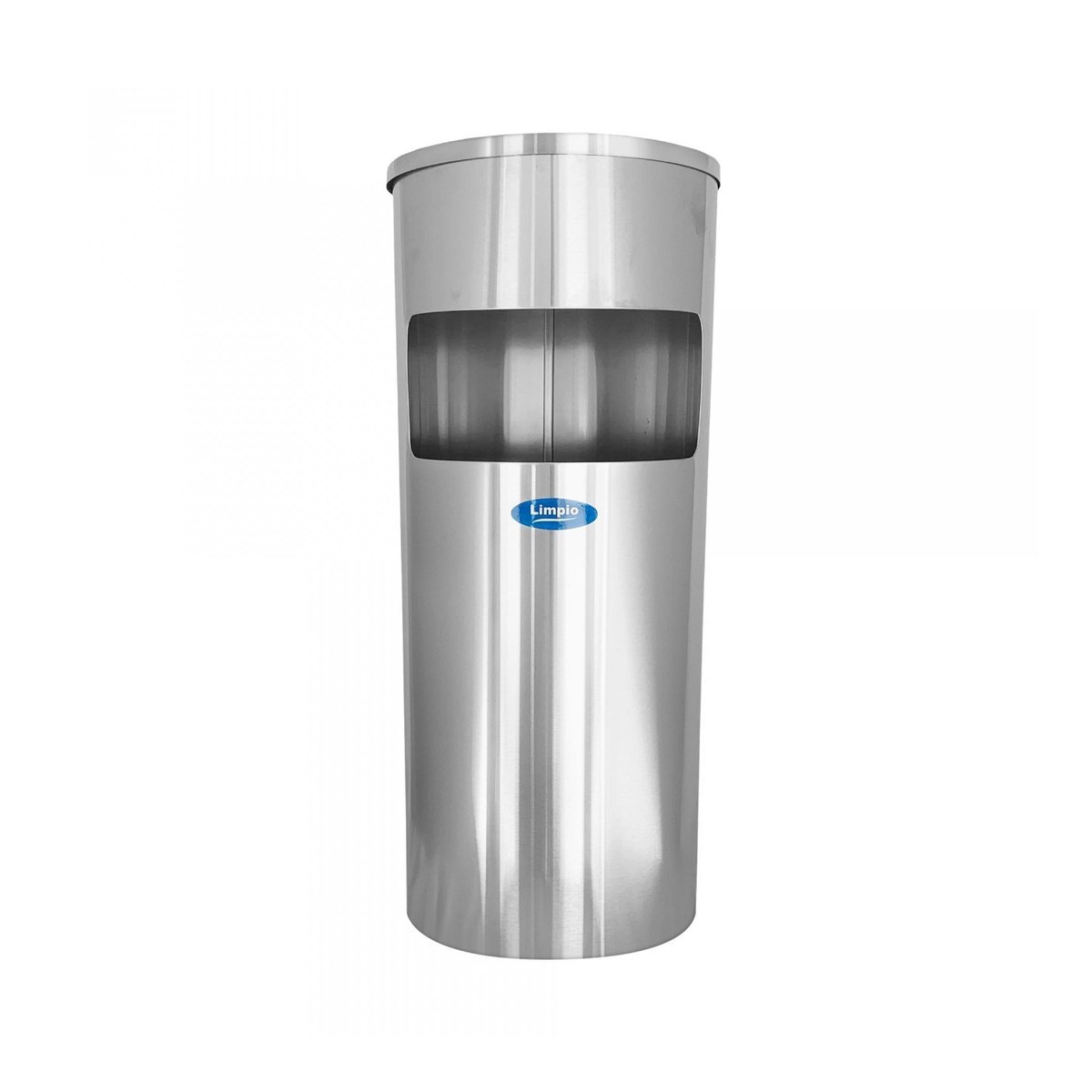 Cos gunoi scrumiera inox, rotunda