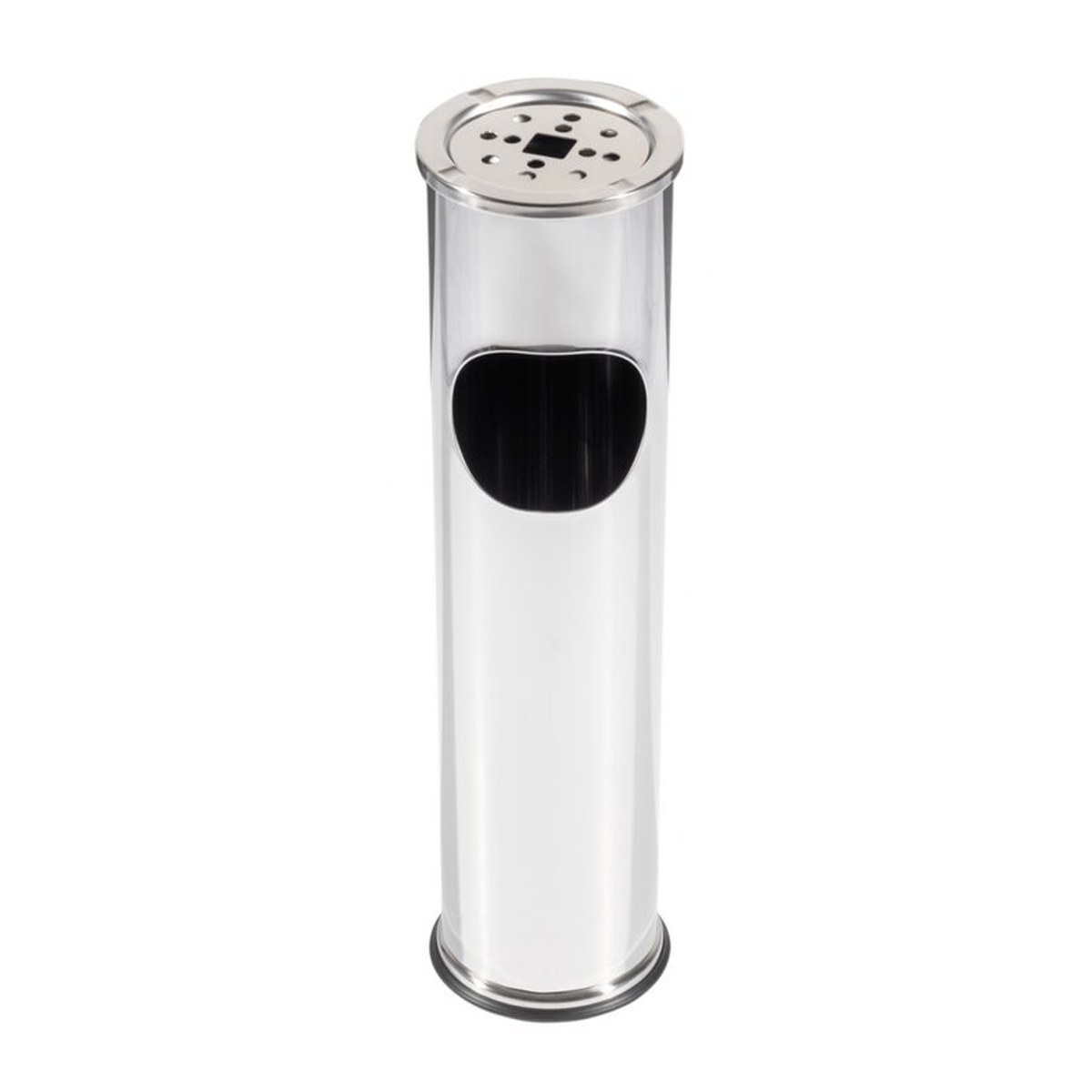 Cos inox cu scrumiera 14 cm