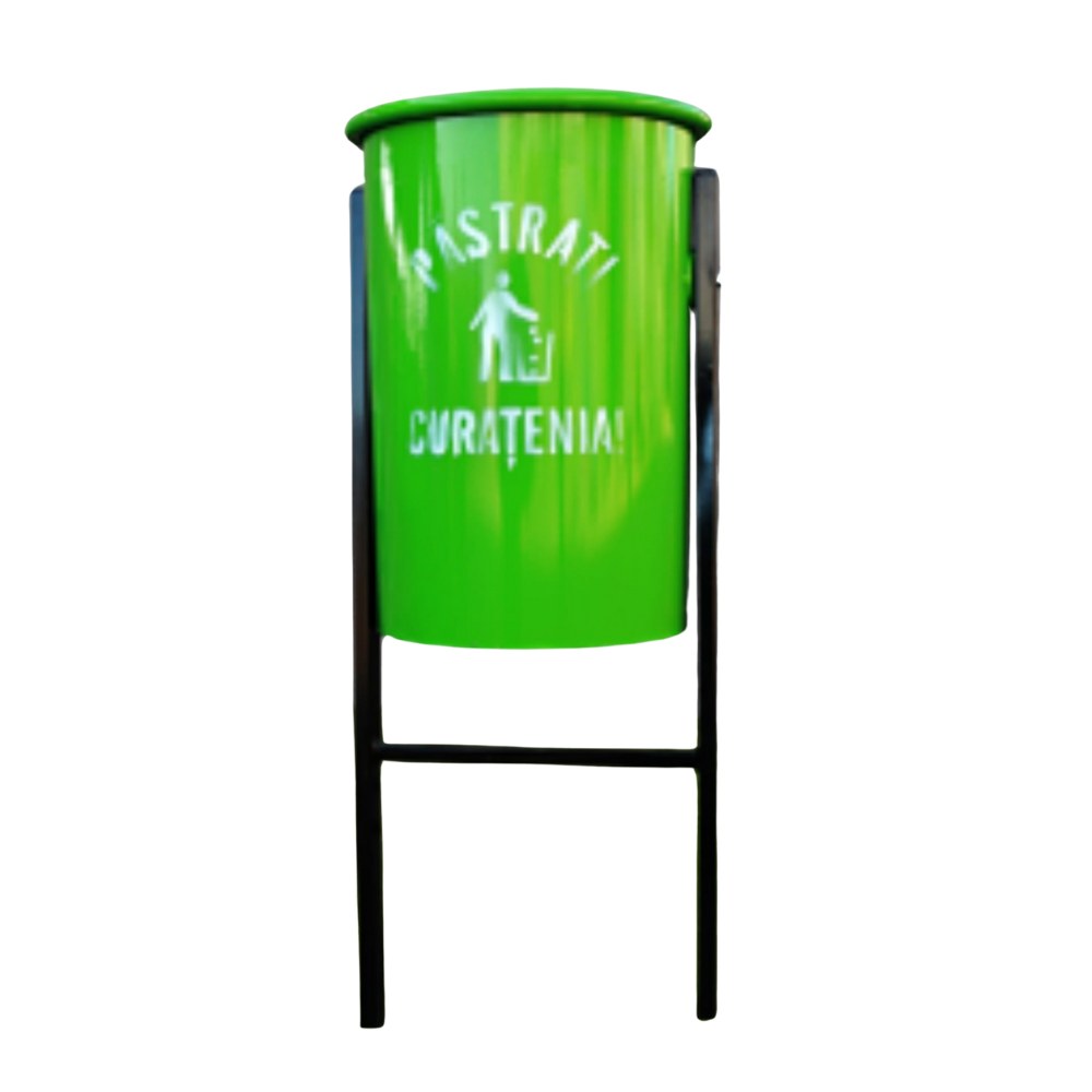 Coș stradal gunoi, 35 L
