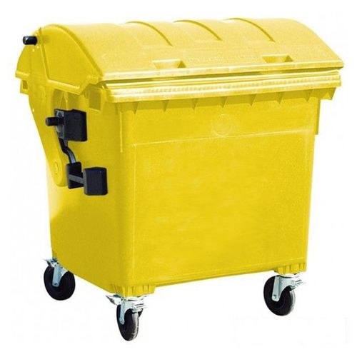 Tomberon HDPE cu capac semi-rotund, 1100 L