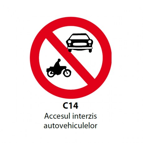 Accesul interzis autovehiculelor