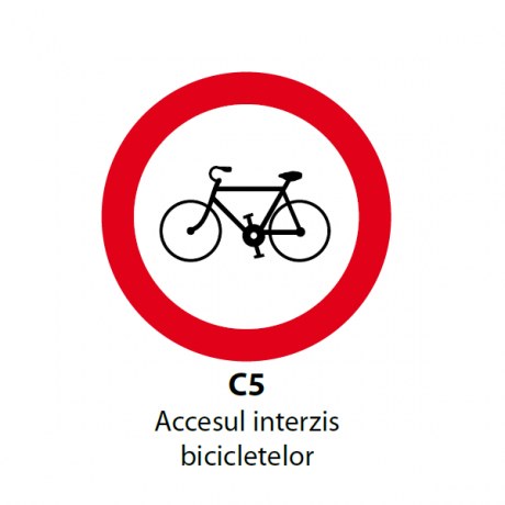 Accesul interzis bicicletelor