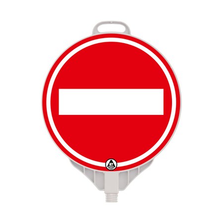 Accesul interzis, indicator rutier din plastic PPC, reflectorizant, Ø 38cm