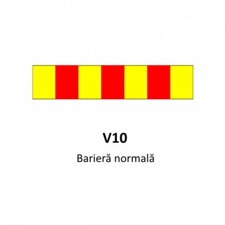 Bariera normala - Indicator rutier | Semn de circulatie