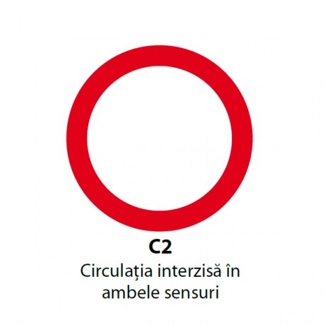 Circulatia interzisa in ambele sensuri