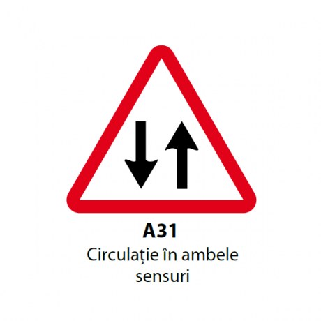Circulatie in ambele sensuri A31