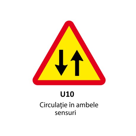 Circulatie in ambele sensuri U10
