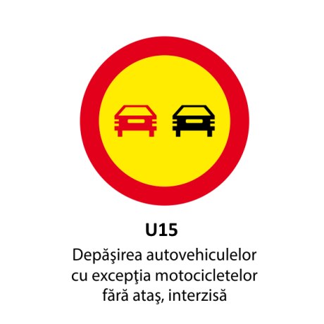 Depasirea autovehiculelor cu exceptia motocicletelor fara atas, interzisa