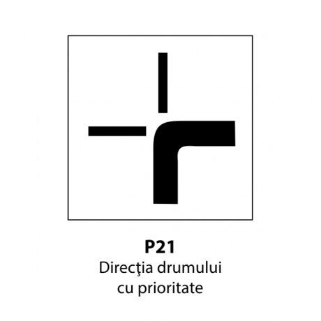 Directia drumului cu prioritate P21