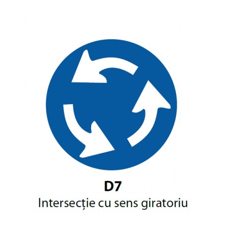 Intersectie cu sens giratoriu