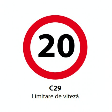 Limitare de viteza 20km