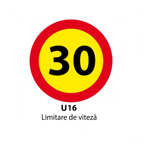 Limitare de viteza 30km, temporar