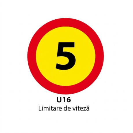 Limitare de viteza 5km, temporar