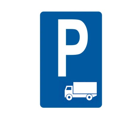 Parcare pentru Autocamioane (TIR-uri) — 65x50cm