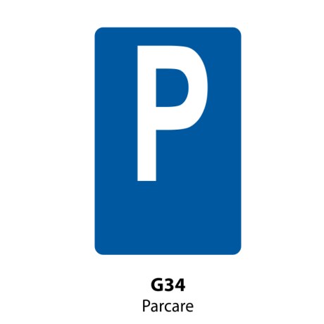 Rutier Parcare (G34) — 65x50cm