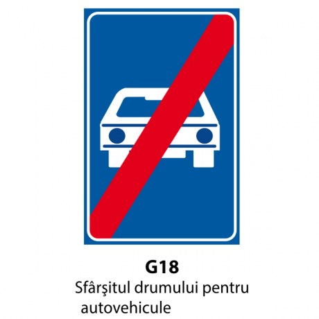 Sfarsitul drumului pentru autovehicule