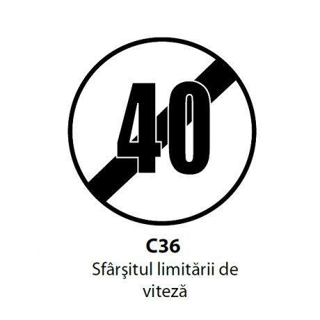 Sfarsitul limitarii de viteza, 40km