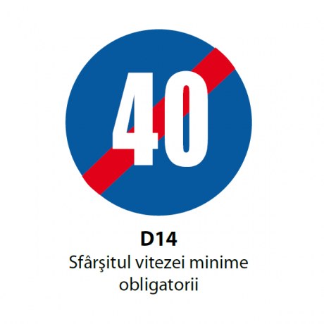 Sfarsitul vitezei minime obligatorii