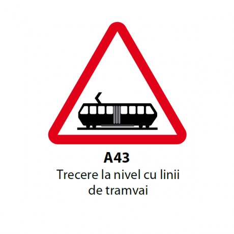 Trecere la nivel cu linii de tramvai