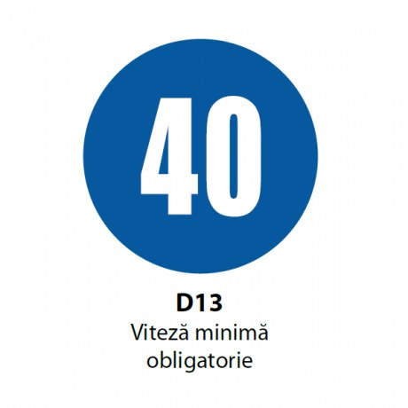Viteza minima obligatorie