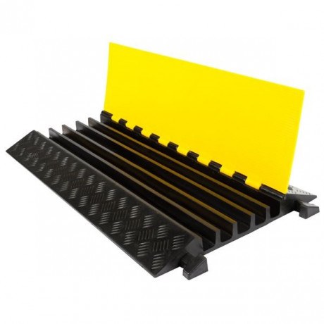 Rampa de protectie pentru cabluri, 5 canale, 90 cm