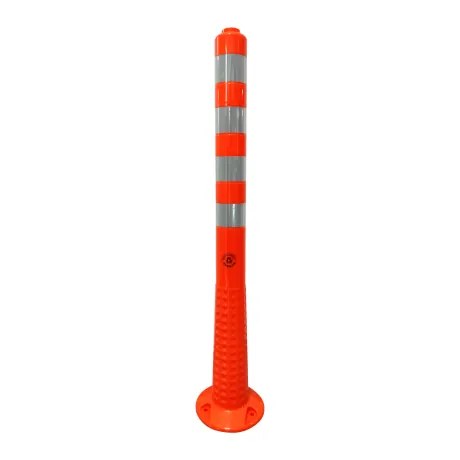 Stalp delimitare parcare inaltime 1 metru, soclu cu filet integrat, TPE