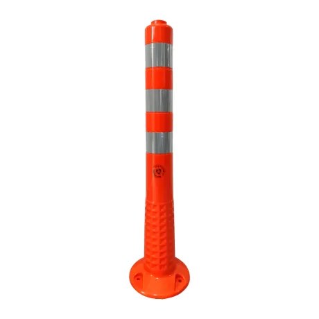 Stalp delimitare parcare inaltime 75cm, soclu cu filet integrat, TPE