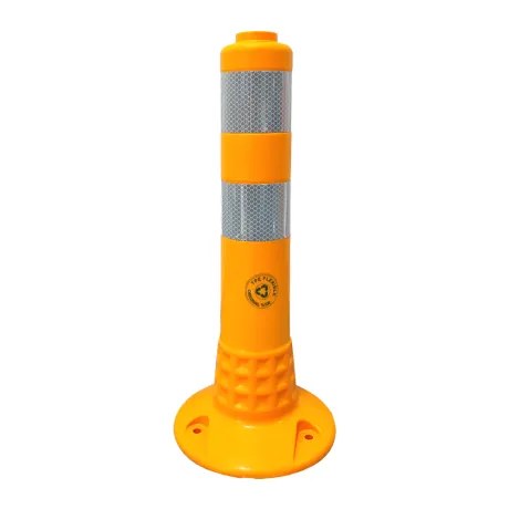 Stalp galben inaltime 45cm, soclu cu filet integrat, TPE