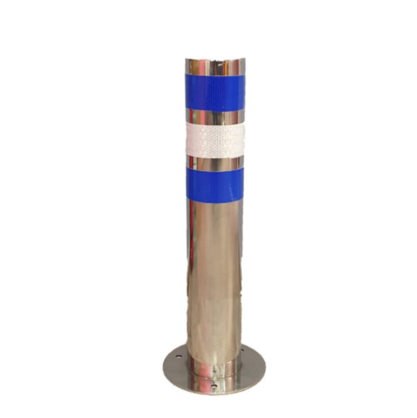 Stâlp Metalic, Inox, Ø9×50 cm