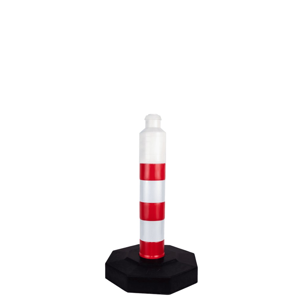 Stâlp Mobil cu bază din Cauciuc, Ø12×65 cm