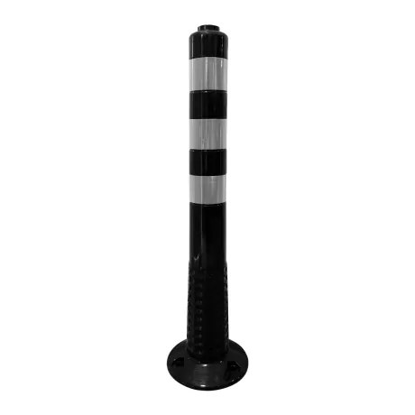 Stalp negru inaltime 75cm, soclu cu filet integrat, TPE